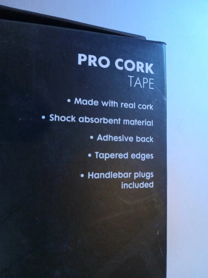 Origin-8 Pro Cork Bike Bicycle Handlebar Tape & Plugs Honey Brown Golf Clubs  - Image 4 of 4