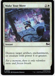 Make Your Move #20 Foil Common Teenage Mutant Ninja Turtles TMT Magic: The Gathering