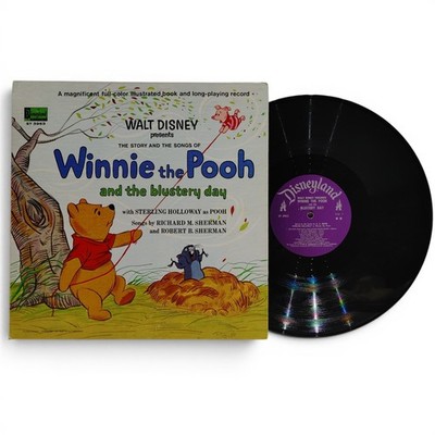EX ~ 1967 WINNIE THE POOH and the BLUSTERY DAY LP Vinyl Record DISNEY STORYBOOK