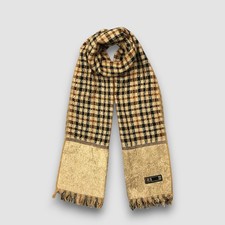 DAKS London Cotton Scarf Vintage Classic Tartan Christmas Winter Scarves 11x58