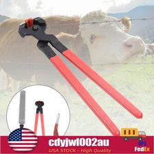 3 in 1 Horse Hoof Trimming Farrier Tool Kit Horseshoe File Rasp Cutter Knife