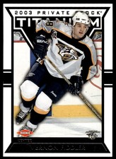 2002-03 PACIFIC PRIVATE STOCK /1475 Vernon Fiddler Nashville Predators #123