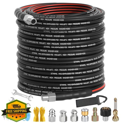 #ad SITIMIMIL 150FT Sewer Jetter Kit Pressure Washer $137.99