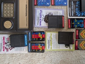 Vintage Mattel Intellivision 2609 Console 9 Games/ manuals / box Untested