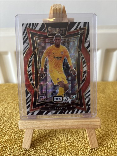 2024-25 Panini Select FIFA Zebra Rookie Kaua Santos Eintracht Frankfurt