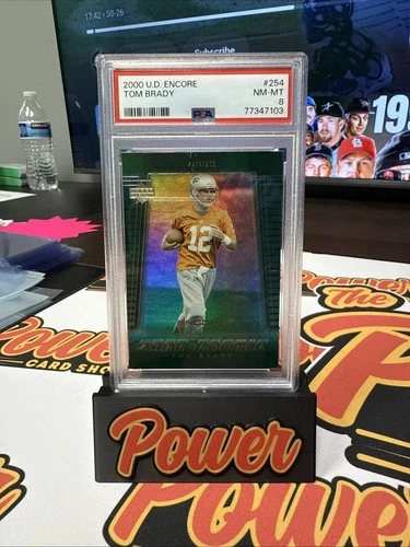 2000 Upper Deck Encore Tom Brady Rookie #254 Patriots PSA 8