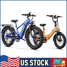 1800W Electric Bike E-Bike 48V 17.5AH Adult Bicycles 26" Fat Tire Mountain Ebike