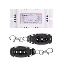 RF433MHz Motor Wireless Remote 12V Switch 2 Channel  Universal Remote Control