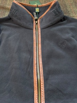 Holland Cooper Country Fleece Gilet Ladies M Black