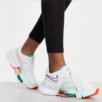 Nike Air Zoom SuperRep 3 White Washed Teal Sneakers Shoes Women Size 9