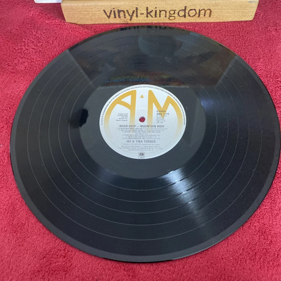 IKE and TINA TURNER - River Deep Mountain High VINYL ALBUM Mint - Phil Spector - Image 3 of 4