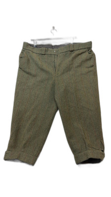 Lynton Green Wool Plus 4s Breeks Cropped Hose Gr. 40 Herren Retro Jagd