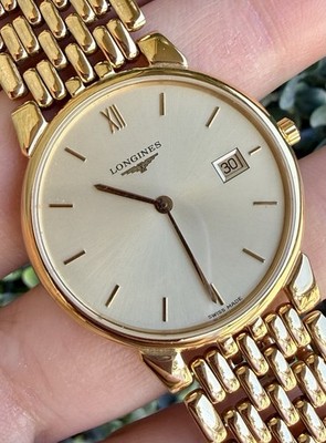 Longines L5.632.2 Les Grandes Classiques Gold Tone Quartz 33mm Watch Only