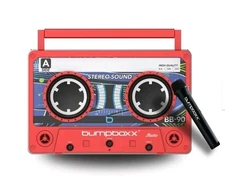 BUMPBOXX Remixx Electric Red Bluetooth Boombox Speaker 170w Microphone