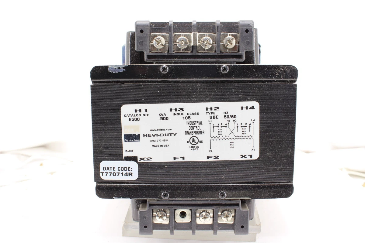 SOLA HEVI-DUTY E100TF Trasformatore .100 KVA 50/60 Hz Controllo Serie - Foto 5