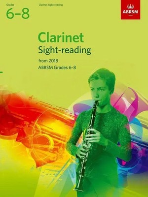 Clarinet Sight-Reading Tests Grades 6-8 | from 2018 | ABRSM | Englisch | Buch