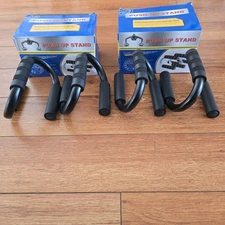 Unbranded Two Pairs Of Black Push-Up Bars Stands