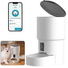 Smart WiFi Automatic Pet Feeder Large Capacity Remote Timed Cat Food Dispenser