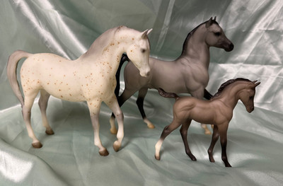 Breyer Classic-Drinkers of the Wind Set-1993 No Box Arab Foal & Stallion, Johar