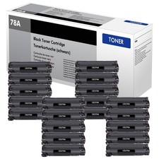 20PK Black CE278A Toner Cartridge For HP 78A LaserJet 1536dnf MFP P1606dn P1606