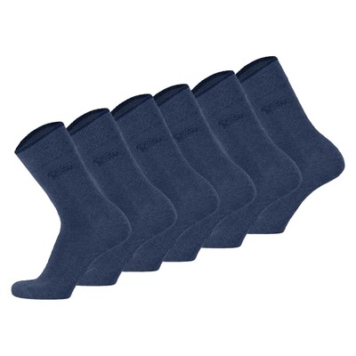 camel active mens socks, 6 pack - basic socks, organic cotton