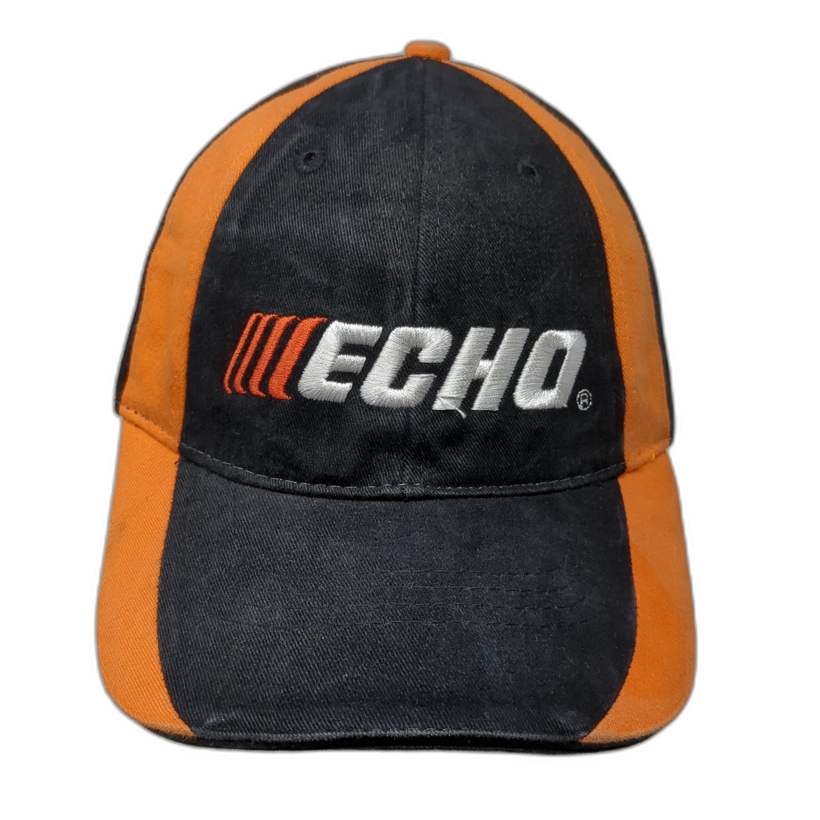 Echo Strapback Hat Black One Size Adjustable Embr… - image 1
