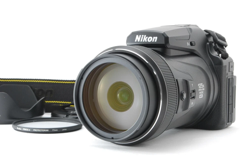 [MINT W/BOX] Nikon Coolpix P1000 16MP 125x Digital Camera Black from JAPAN - Image 2 of 4