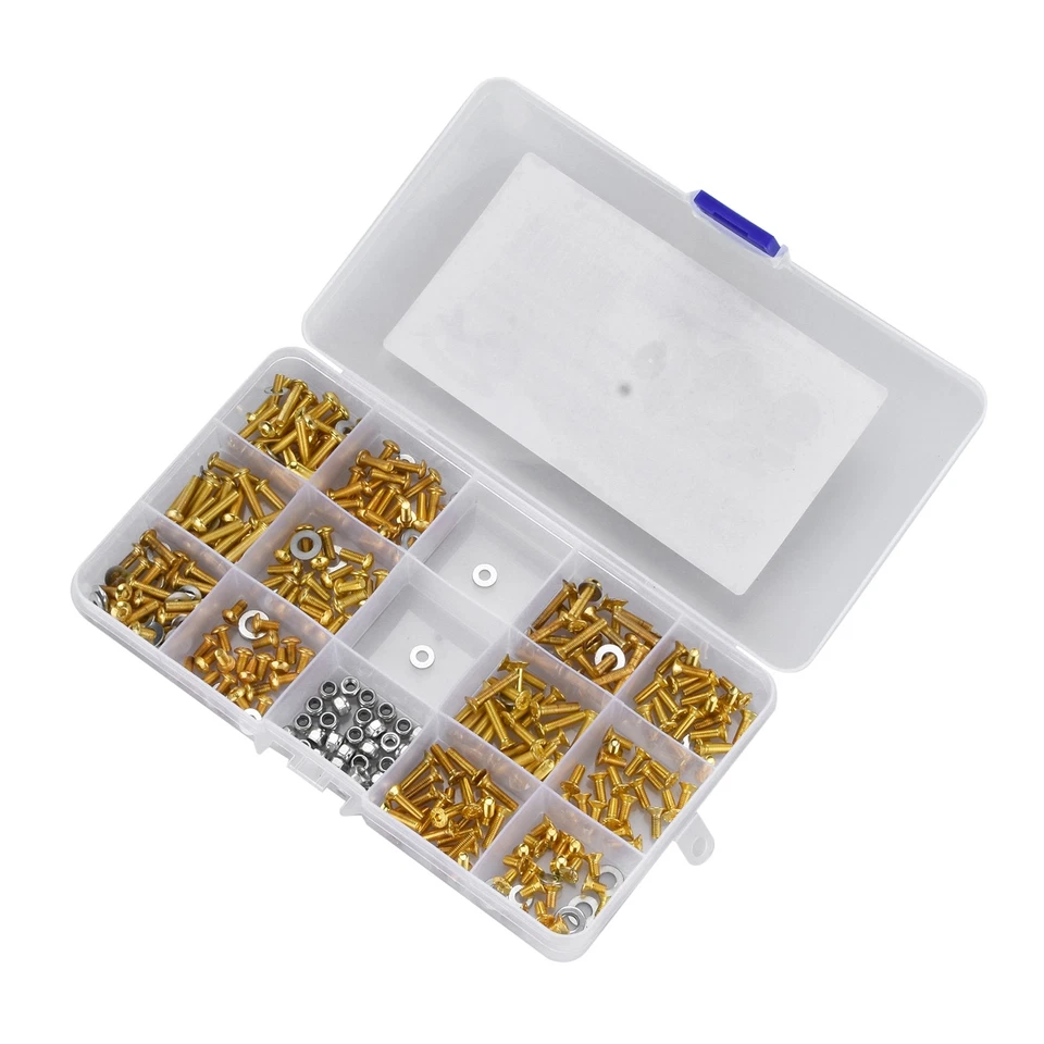 330PCS Hardware Screw Kit For 1/10 RC Car Axial SCX10 Traxxas TRX-4 HSP 94111 - Image 3 of 4