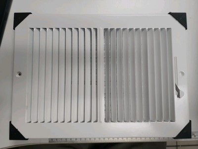 HVAC 12'' X 8'' 2-Way-Vertical Air Supply Vent Cover & Diffuser Flat Stamp Grille