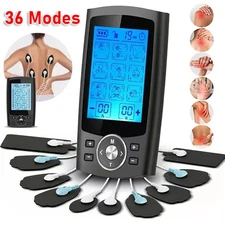 36 Modes Tens Unit Muscle Therapy Pain Relief Stimulator Machine Pulse Massager