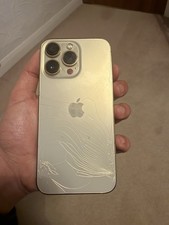 Apple iPhone 13 Pro Gold 256GB Cracked Back Screen