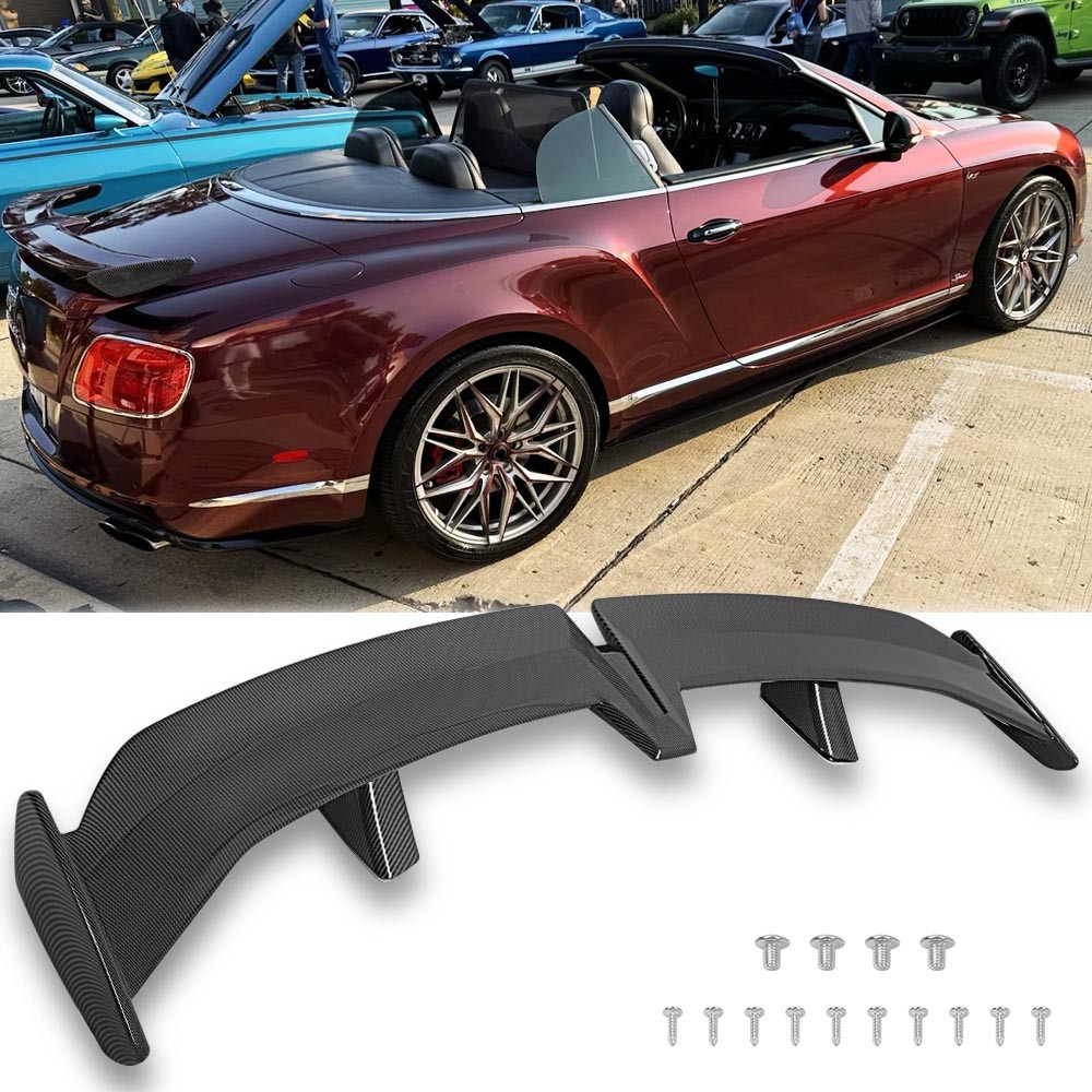 54" Carbon Rear Trunk Spoiler Wing PRO Style For Bentley Continental Flying Spur