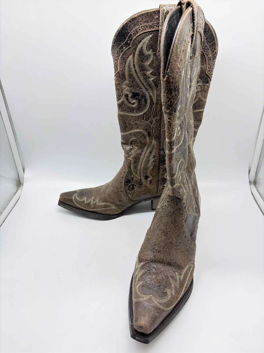 Ariat Barnyard Double Femmes Cuir Bottines en Marron Taille 3 - 8