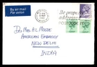 Mayfairstamps Great Britain 1982 Maidenhead to New Delhi India Cover aax_70049