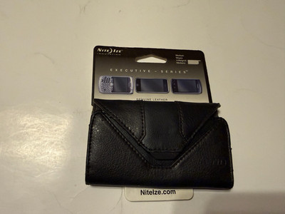 Nite Ize Executive Clip Case Rugged Holster medium - Black NEW