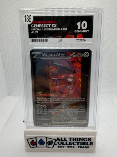 Genesect Ex 169/086 Black Bolt ACE 10 Perfect Subs - Pokemon TCG