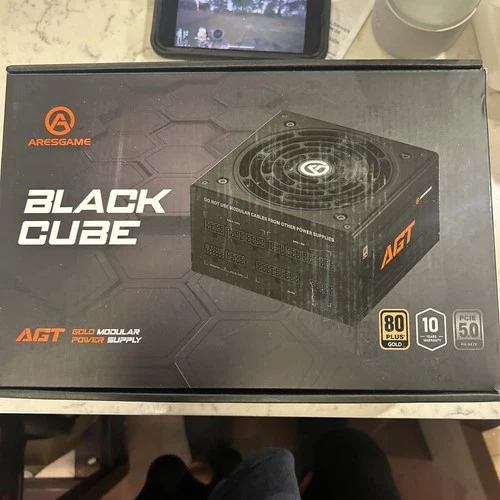 Aresgame Black Cube Agt1300 Gold Modular Power Supply