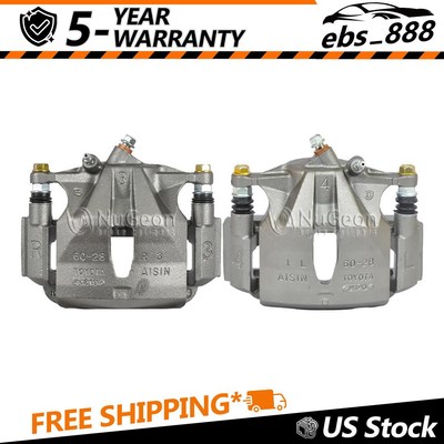 2pc Front Disc Brake Caliper fits 1998 1999 2000 Toyota Sienna