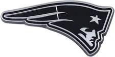 New England Patriots Premium Solid Metal Raised Auto Emblem Shape Cut...