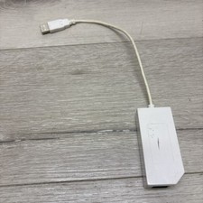 USB 2.0 to Ethernet Adapter RJ45 White USB-A Wired Network LAN for Wii