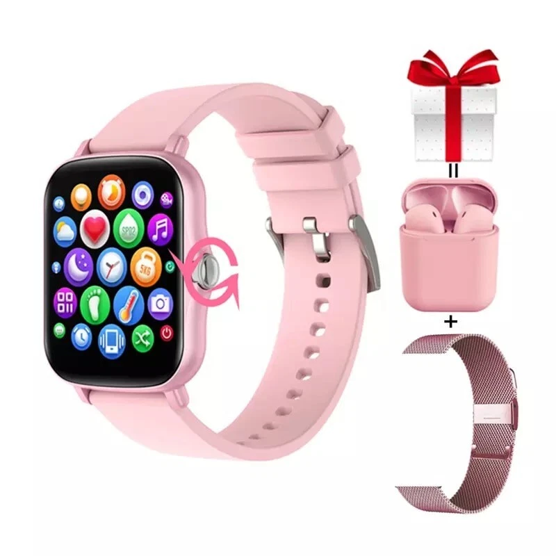 Reloj Inteligente de Hombre Mujer Deportivo Relojes Inteligentes con Camara  5G