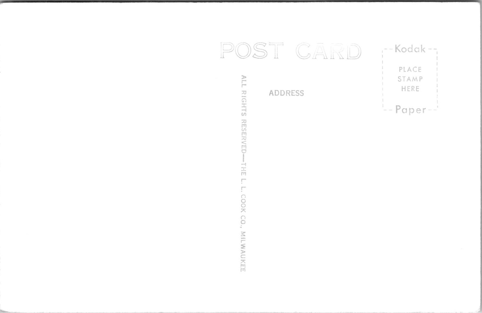 Salisbury Missouri MO High School c1950s Real Photo RPPC Postcard A76