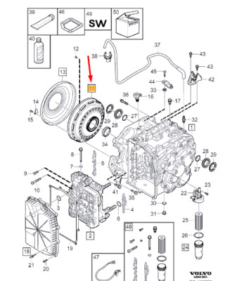 VOLVO V40 Cross Country Clutch Kit 36050842 NEW GENUINE | eBay
