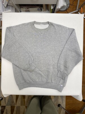 トップス 90s RUSSELL ATHLETIC sweat made in usa Vintage Made in USA Russell Athletic Gray Hoodie Sweatshirt
