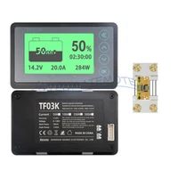 500A Battery Monitor Shunt LCD Capacity Voltage Amp Power Meter Coulomb Meter