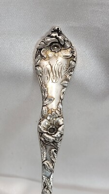 Antique Reed & Barton .925 Sterling Silver Les Cinque Fleurs Spoon