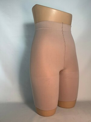 2 pr  National Wholesale Mid-Thigh Smoother/Shaper - NUDE- Sizes S/M, M/T, Queen