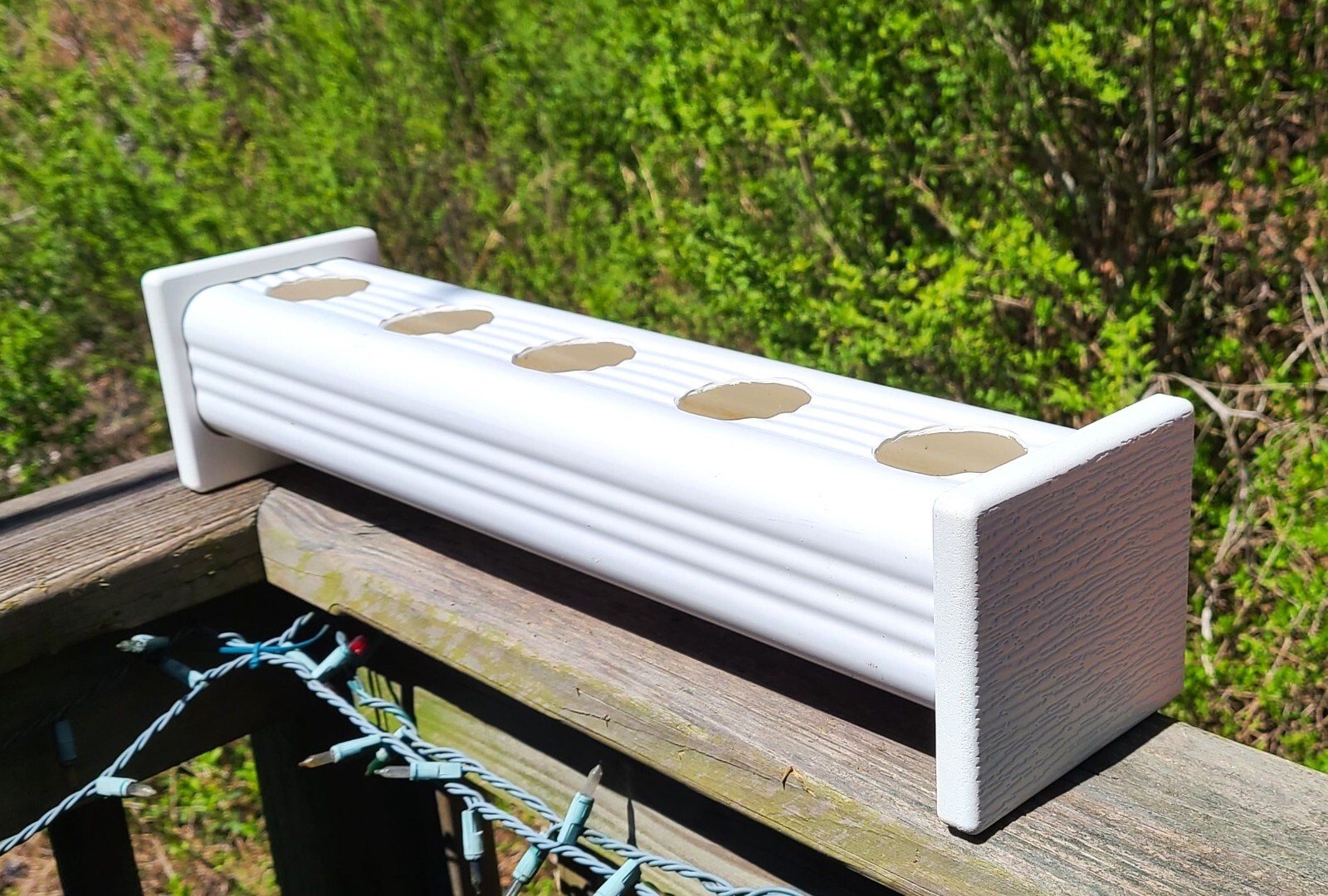 Hydroponic Growing System, Vinyl Downspout 3x4 Inch With End Caps