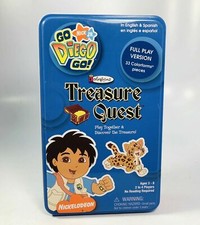 Nick Jr Go Diego Go Treasure Quest Ages 3-8 2 To 4 Players Very Good