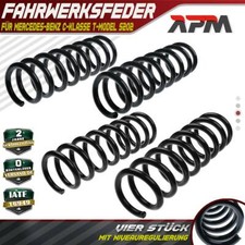 4x Federn Fahrwerksfeder Vorne Hinten für Mercedes-Benz C-Klasse T-Model S202
